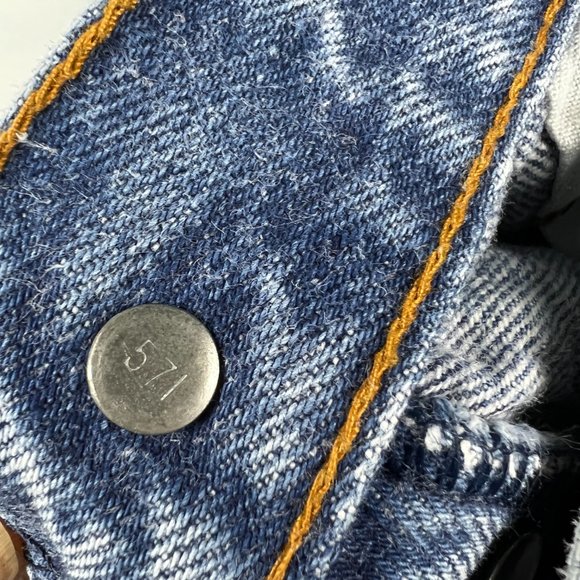 VTG 80s Levi's Jeans Women's Juniors 9 501 XX High Rise Straight Blue Denim USA - Picture 6 of 16